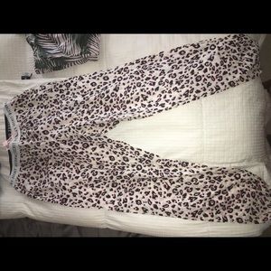 Cheetah print pj pants